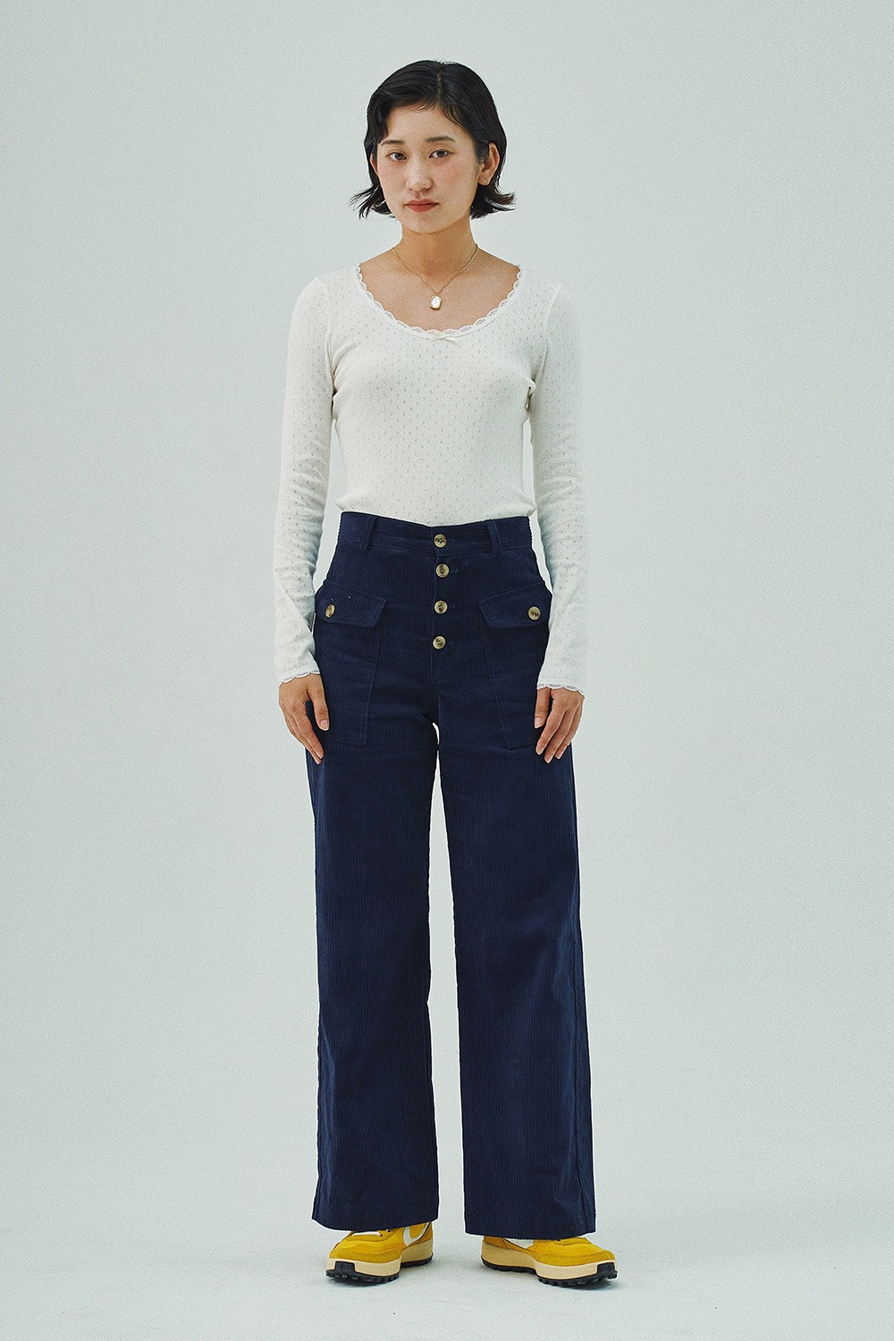 Jaqueline trousers(navy)