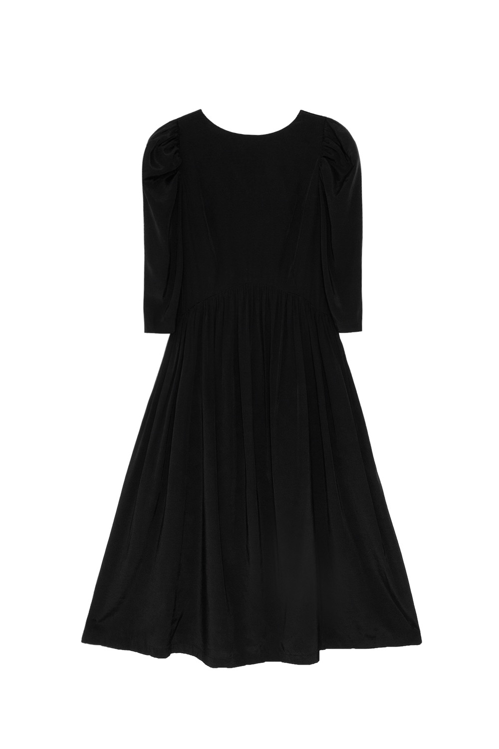 Diana satin dress(black)