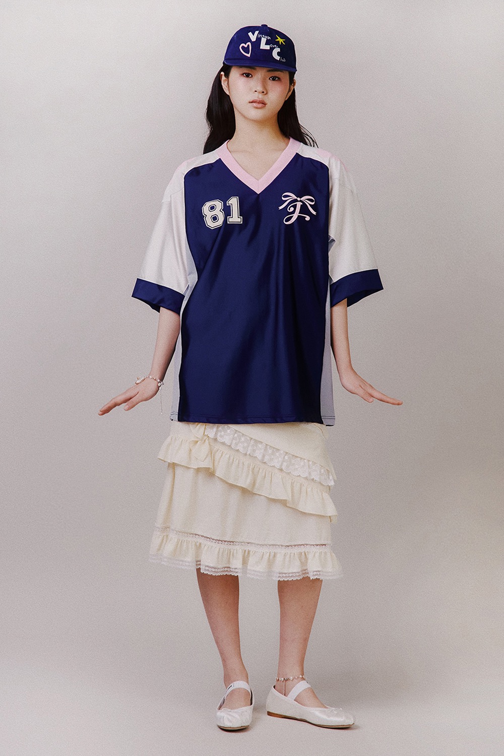 Enya Uniform Jersey T-Shirt (Navy) / 5월30일 예약배송