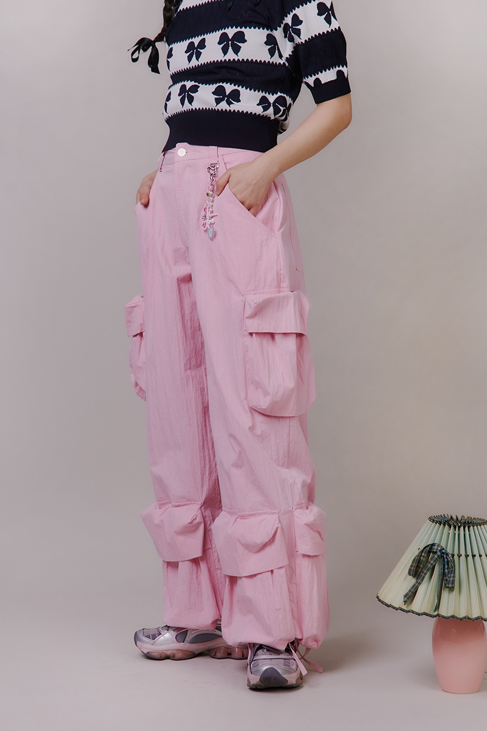Mardi Cargo Trousers (Lavender pink)