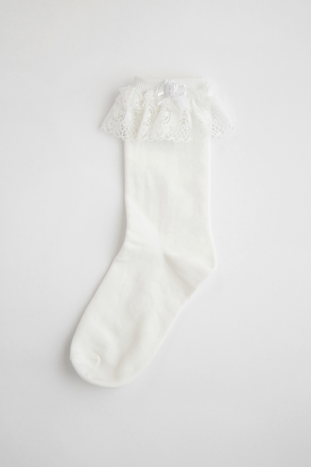 Frilled socks (White)